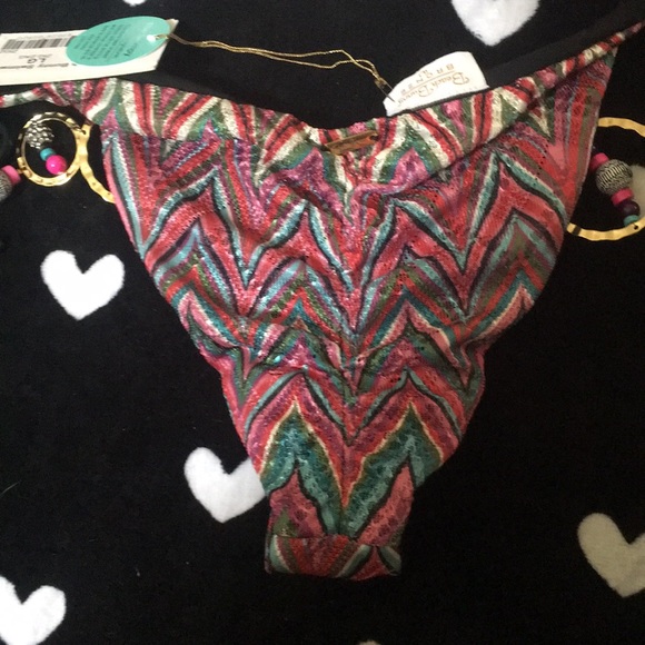 Beach Bunny Zig Zag Bikini S/L NWT - Picture 5 of 5